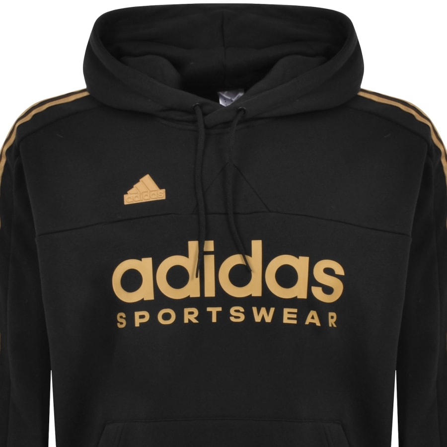 Adidas hoodie gold logo 2025
